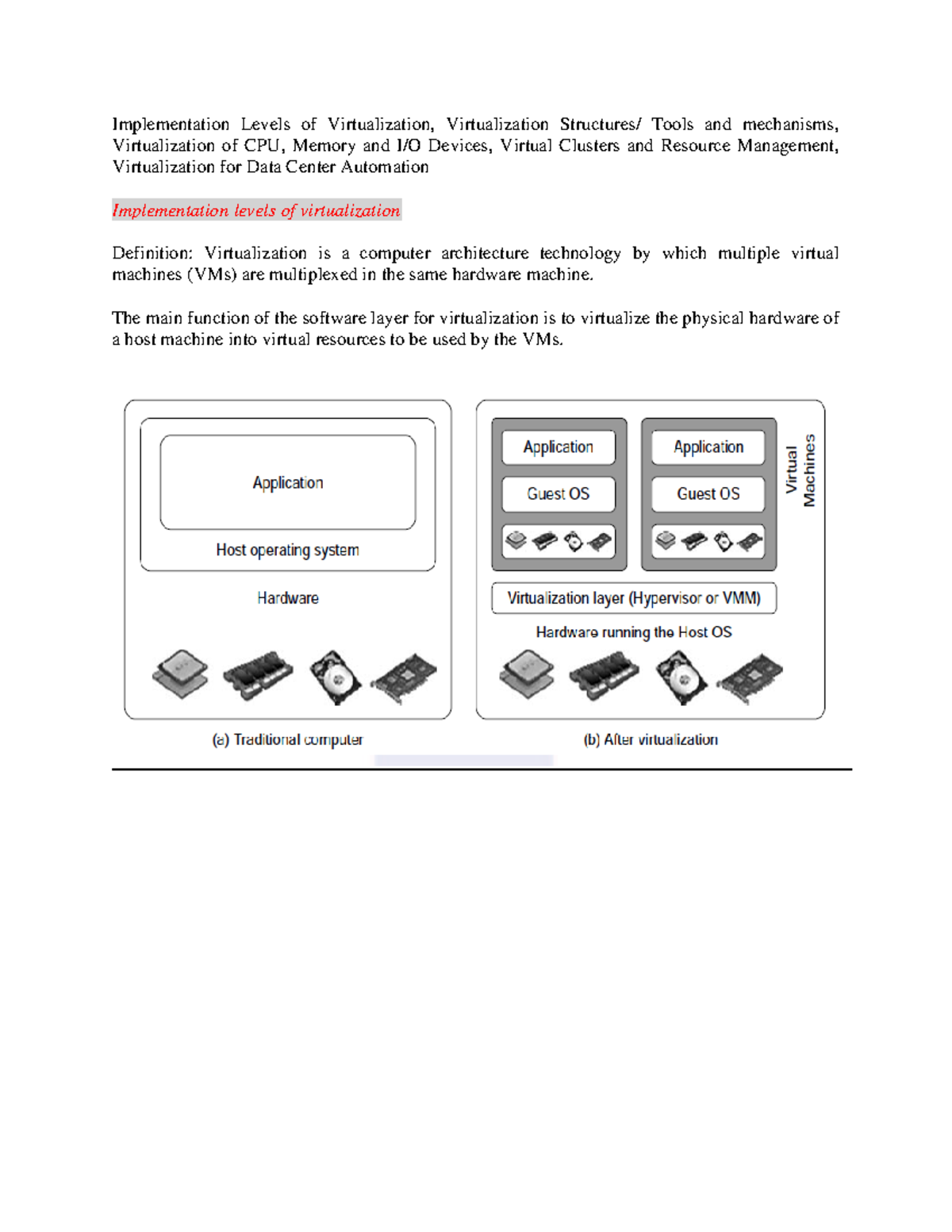 CC UNIT-2 - R20 Regulation - Cloud Computing - Implementation Levels of ...