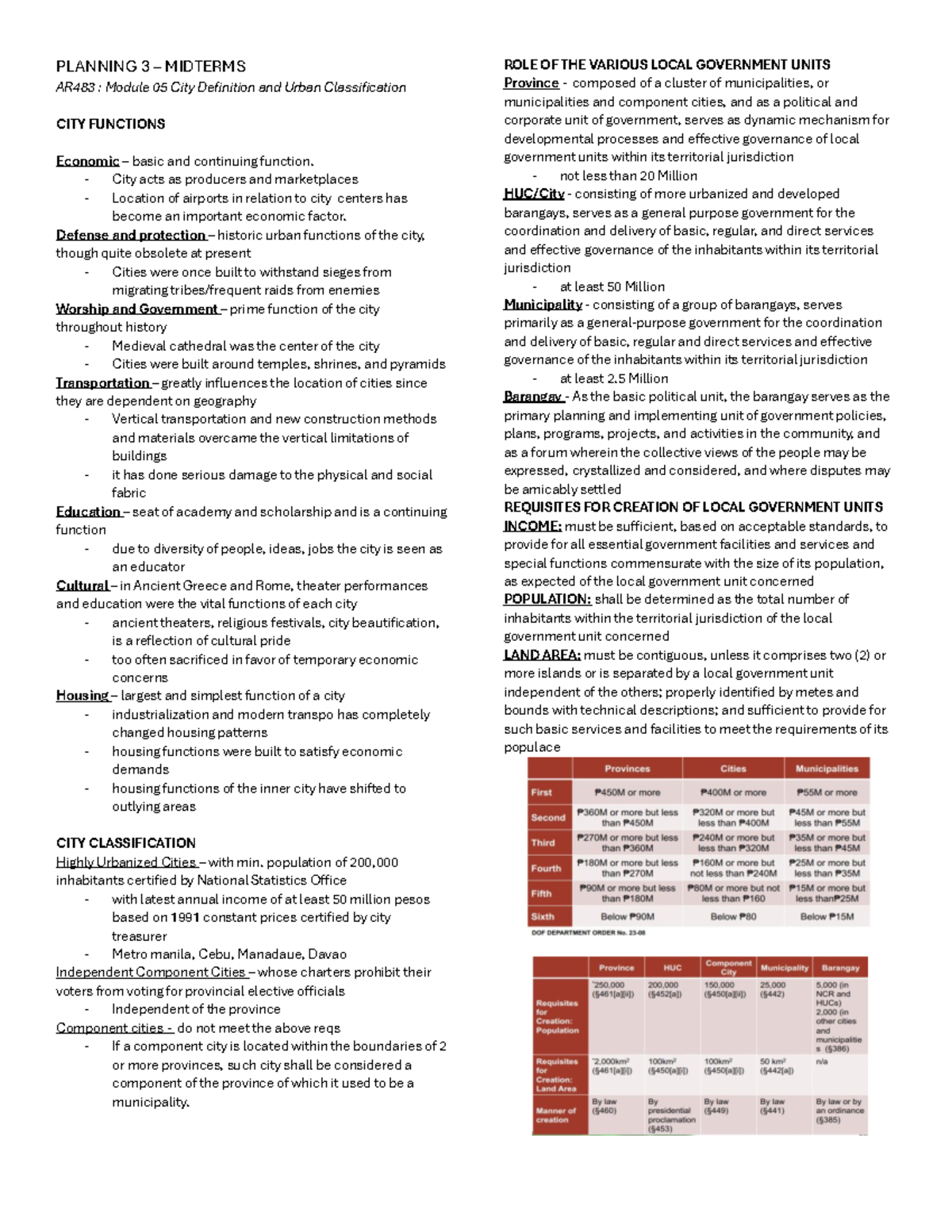 Planning Midterms - PLANNING 3 – MIDTERMS AR483 : Module 05 City ...