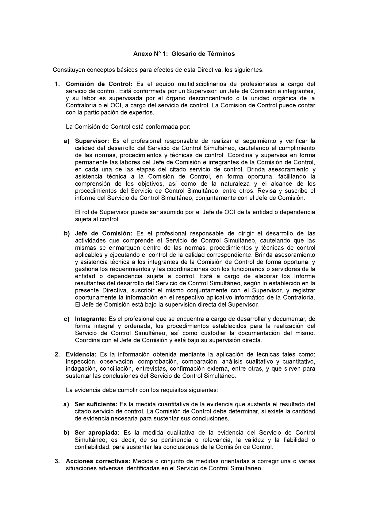 Anexo 1 - Glosario De Términos.docx - Anexo N° 1: Glosario De Términos ...