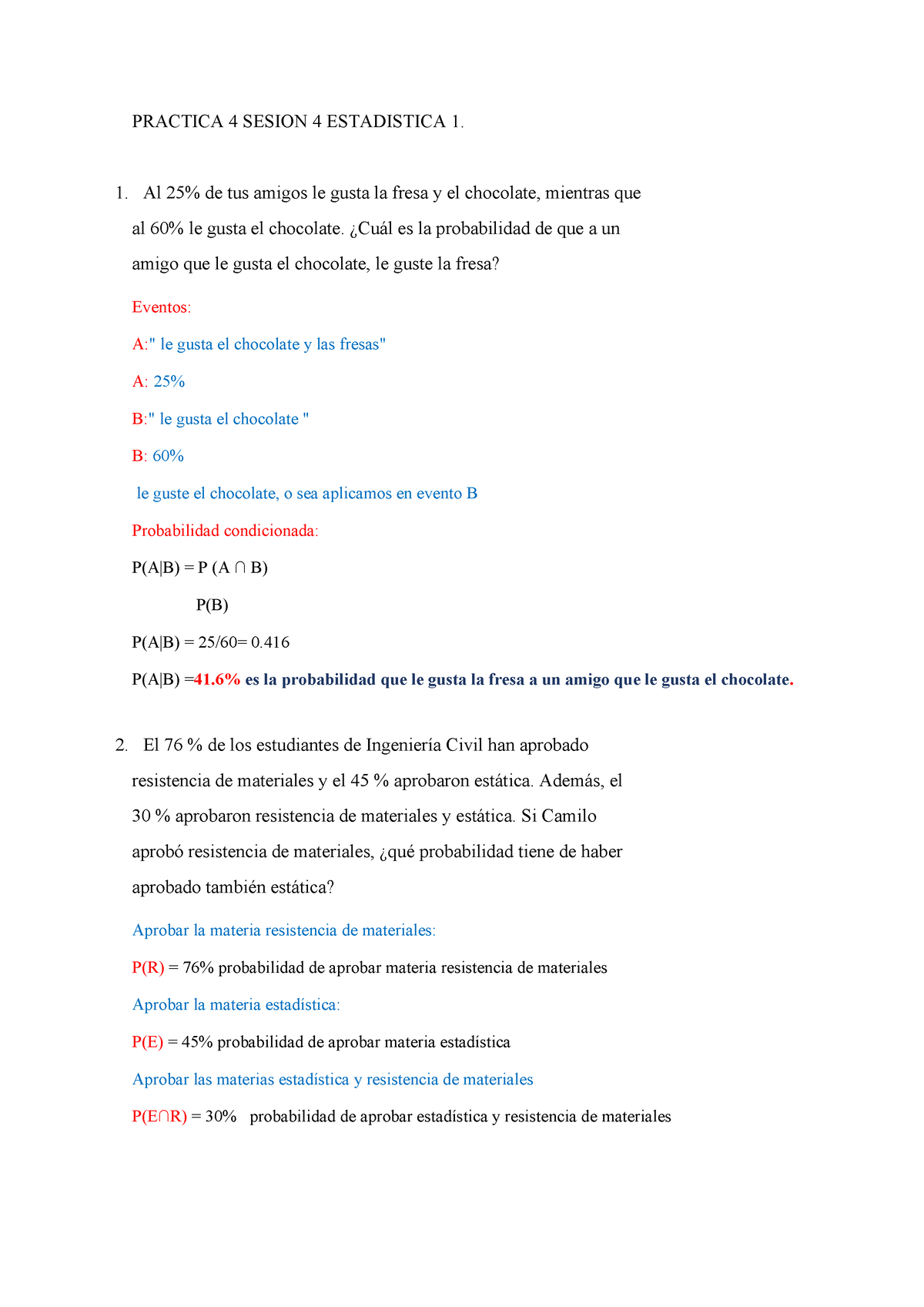 Practica 4 Sesion 4 Estadistica 1 - PRACTICA 4 SESION 4 ESTADISTICA 1 ...