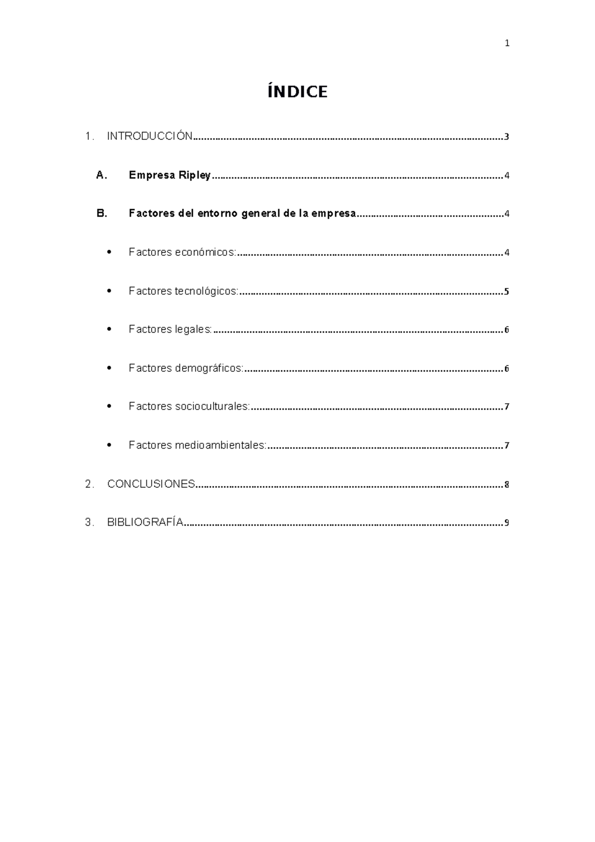 Informe - Tarea 03 - ÍNDICE - Studocu