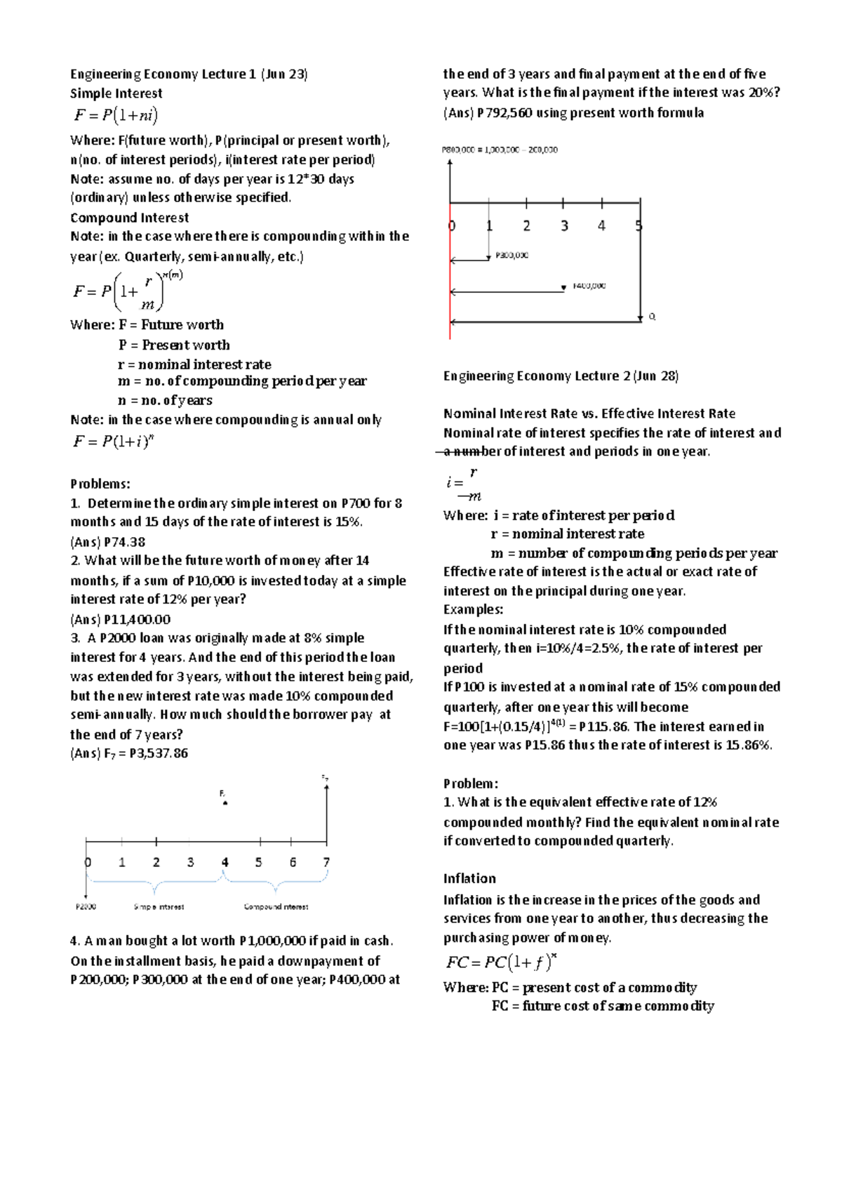 Engineering-economy-lecture-1 compress - Engineering Economy Lecture 1 ...