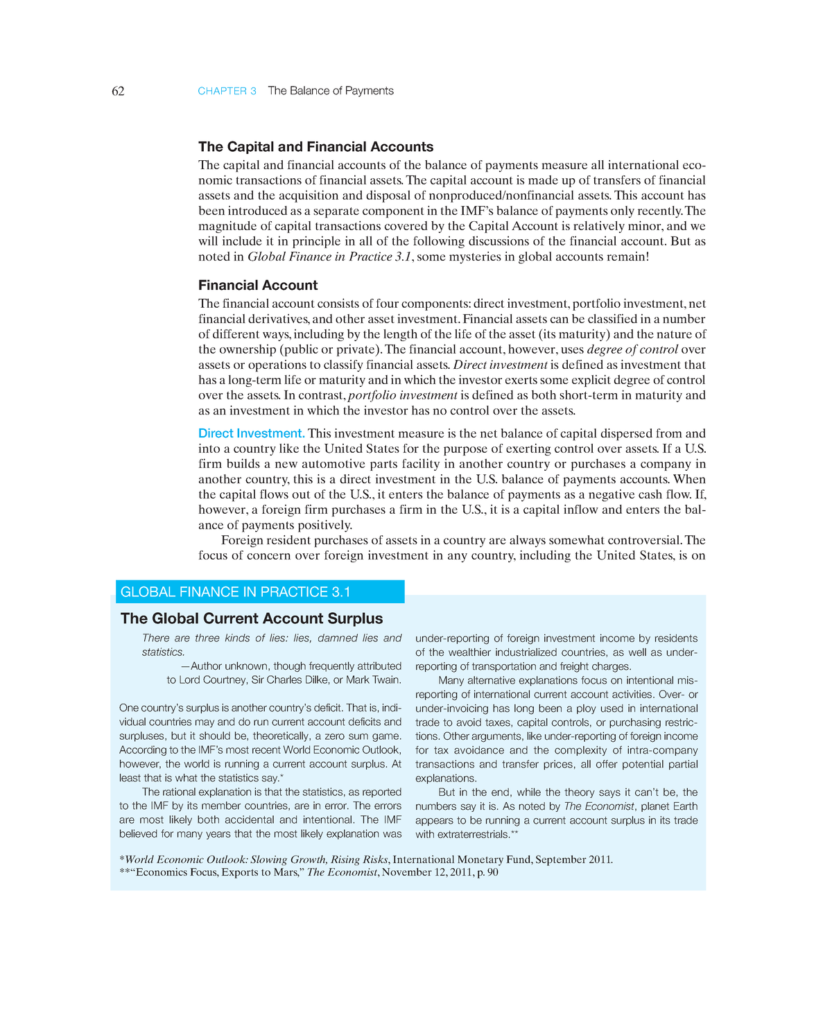 Multinational Business Finance 29   62 CHAPTER 3 The Balance Of