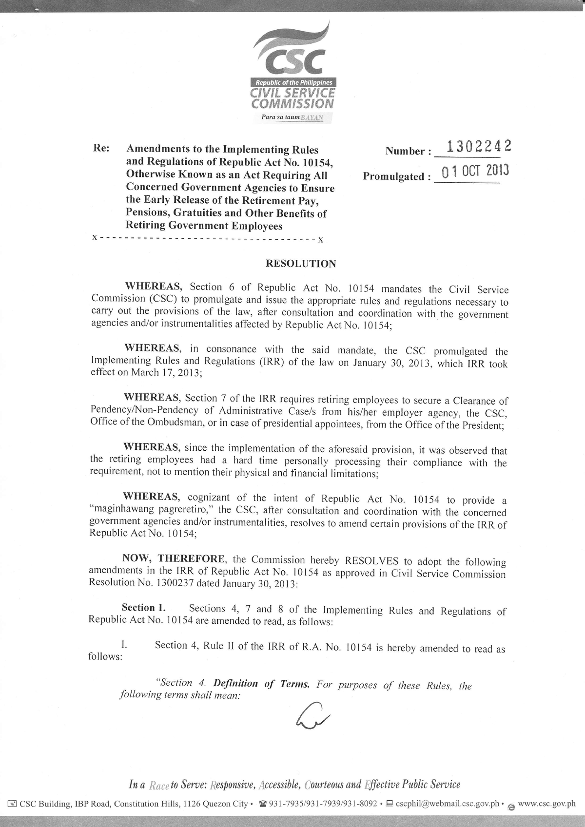 Amendmentsto RA 10154 - > '6C Para sa taumBAYAN Re: Amendments to the ...