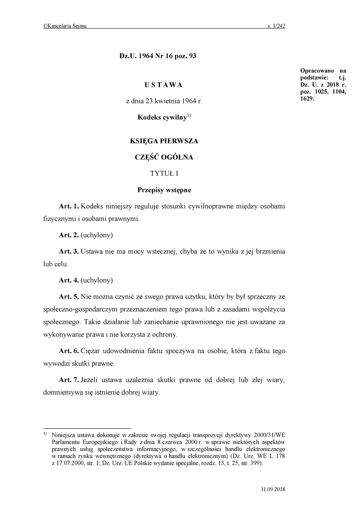 Kodeks Pracy Kancelaria Sejmu Dokument W Wordzie