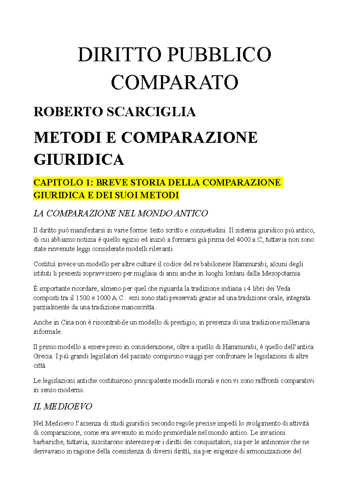 Diritto Pubblico Comparato - DIRITTO PUBBLICO COMPARATO ROBERTO ...