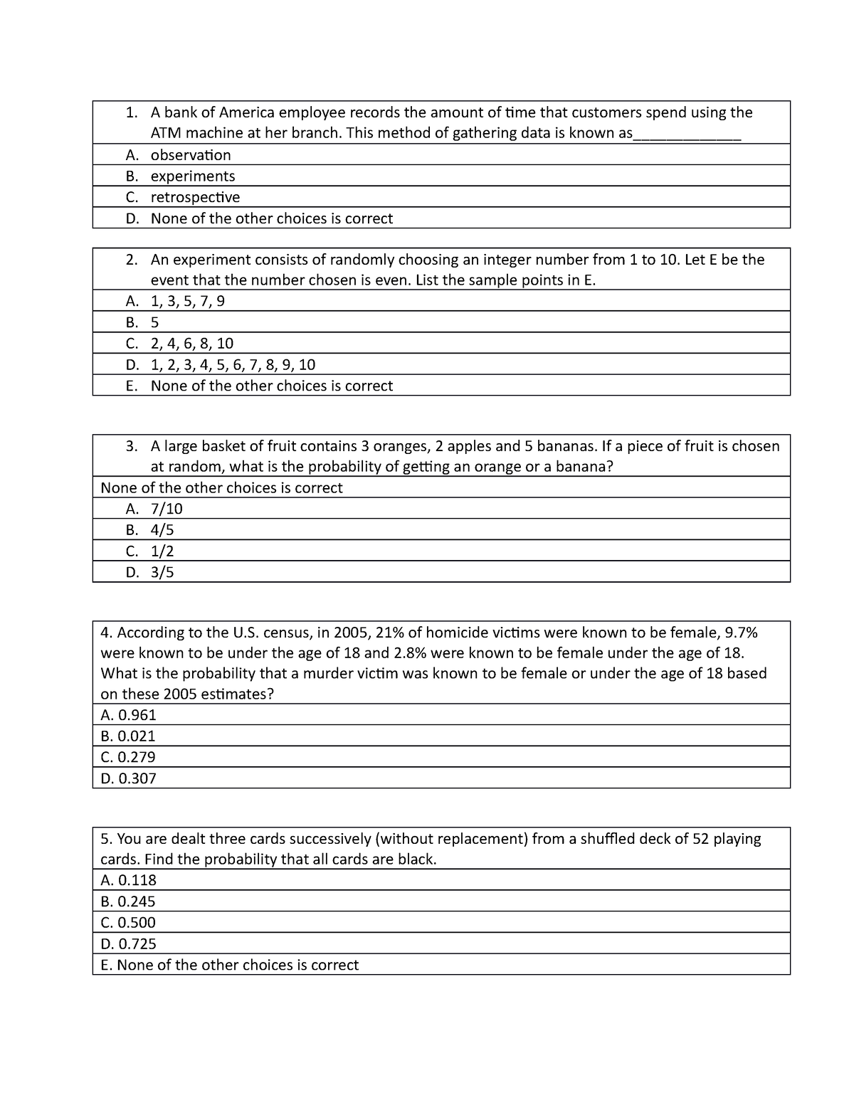 statistics-and-probability-a-bank-of-america-employee-records-the