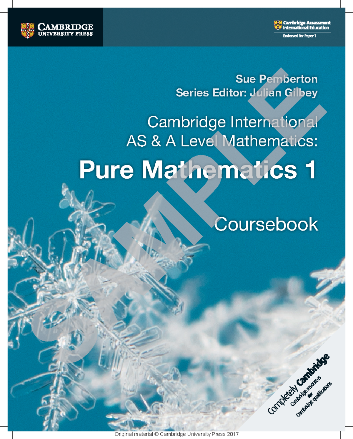 Cambridge international as and a level pure mathematics 1 coursebook ...