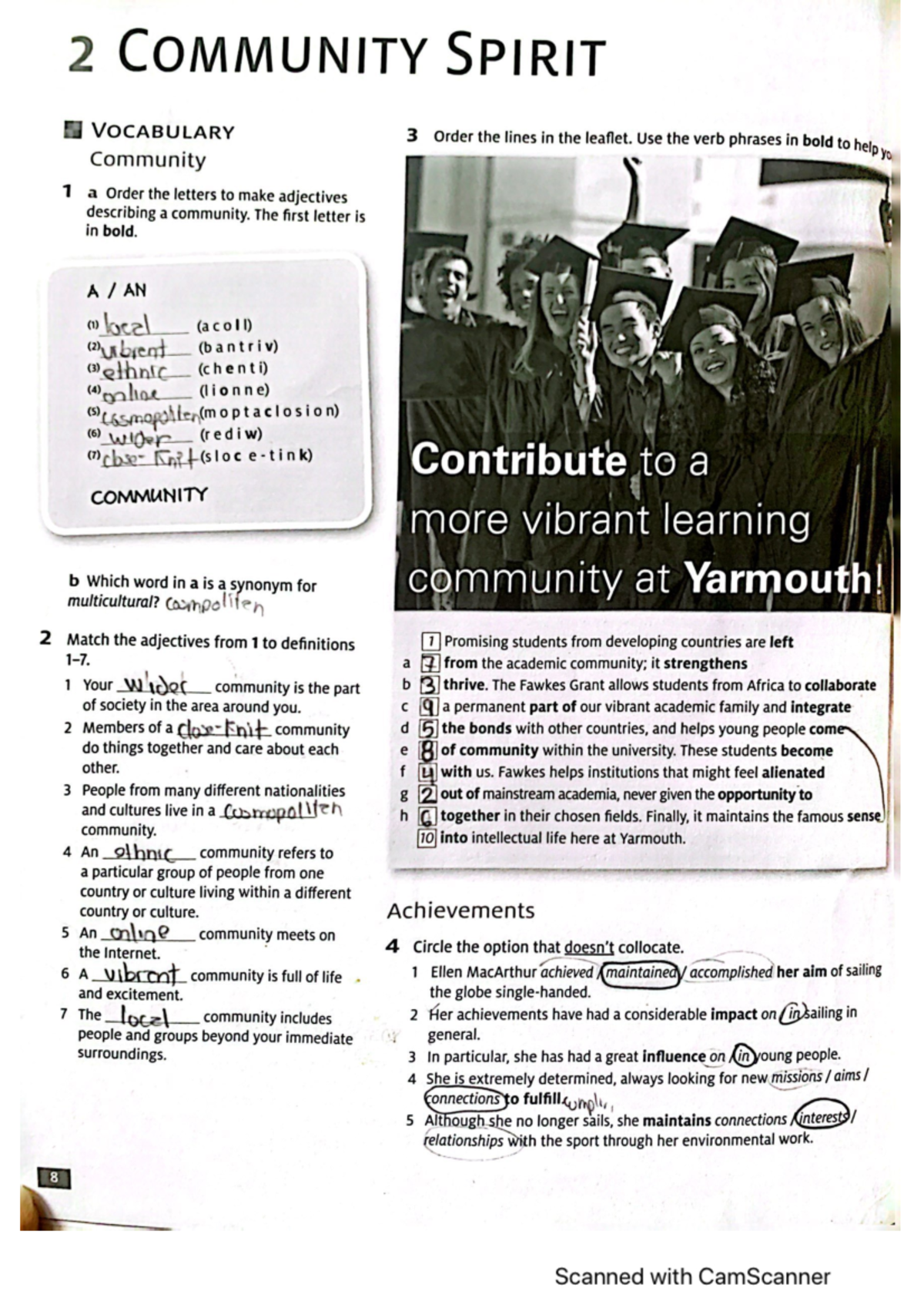 Workbook Unit 2-3 - Inglés - Studocu