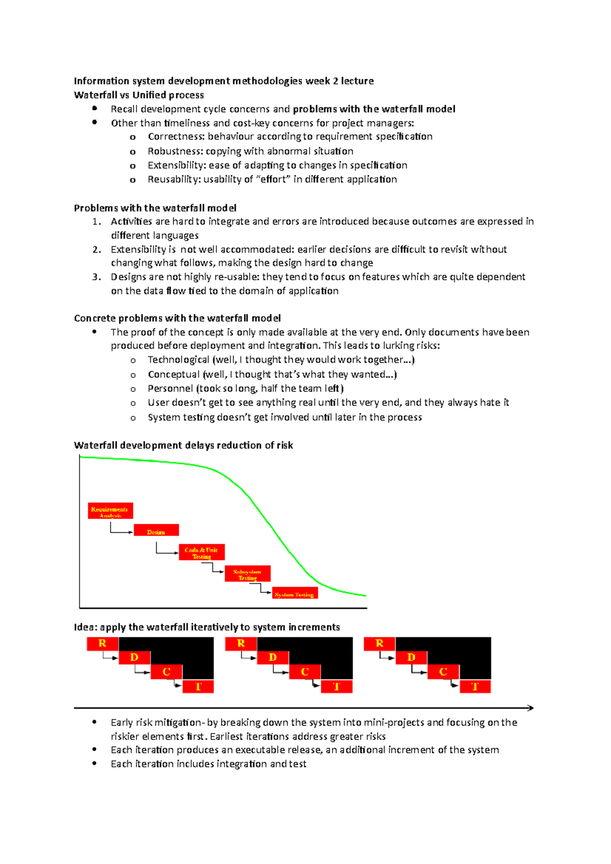 Information System Development Methodologies Week 2 Lecture ...