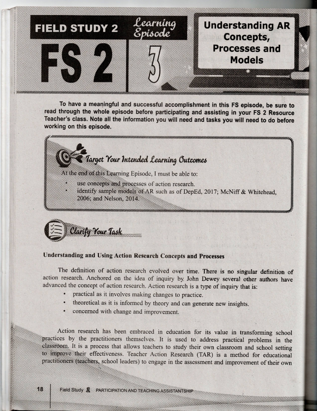 Field Study 2 - Episode 3 [ Scanned COPY] - FIELD STUDY 2 Learning ...