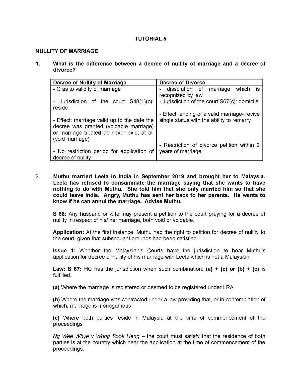 tutorial-5-nullity-of-marriage-tutorial-5-nullity-of-marriage-1-what