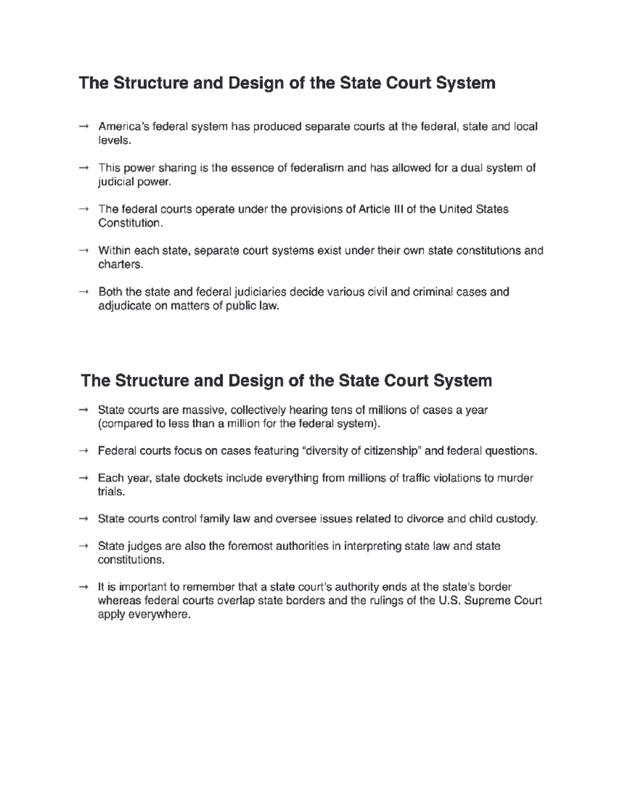 Gov Notes Chapter 10 - Sara Johnson - GOVT 2306 - Studocu