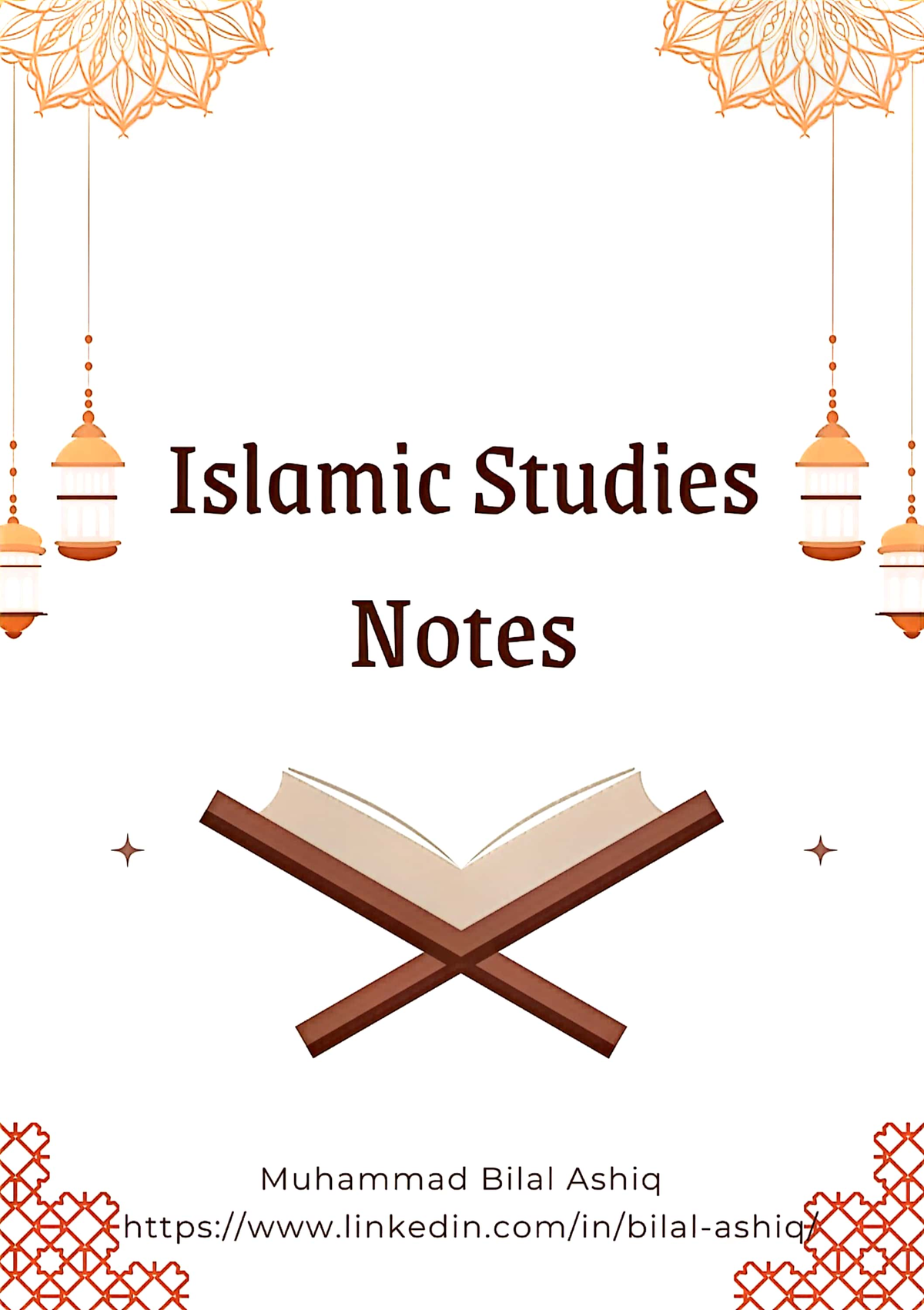 Islamic study notes by Muhammad Bilal Ashiq - a. oO Studies at Notes re ...