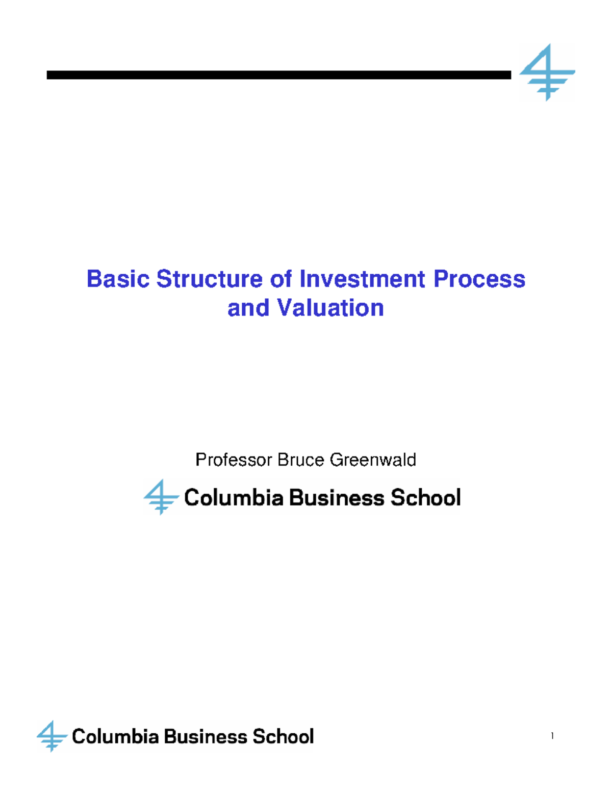 1698759455545 - Basic Structure of Investment Process and Valuation ...