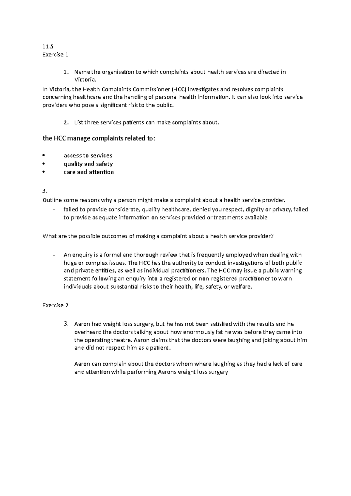11 - abc def ghij - 11. Exercise 1 Name the organisation to which ...