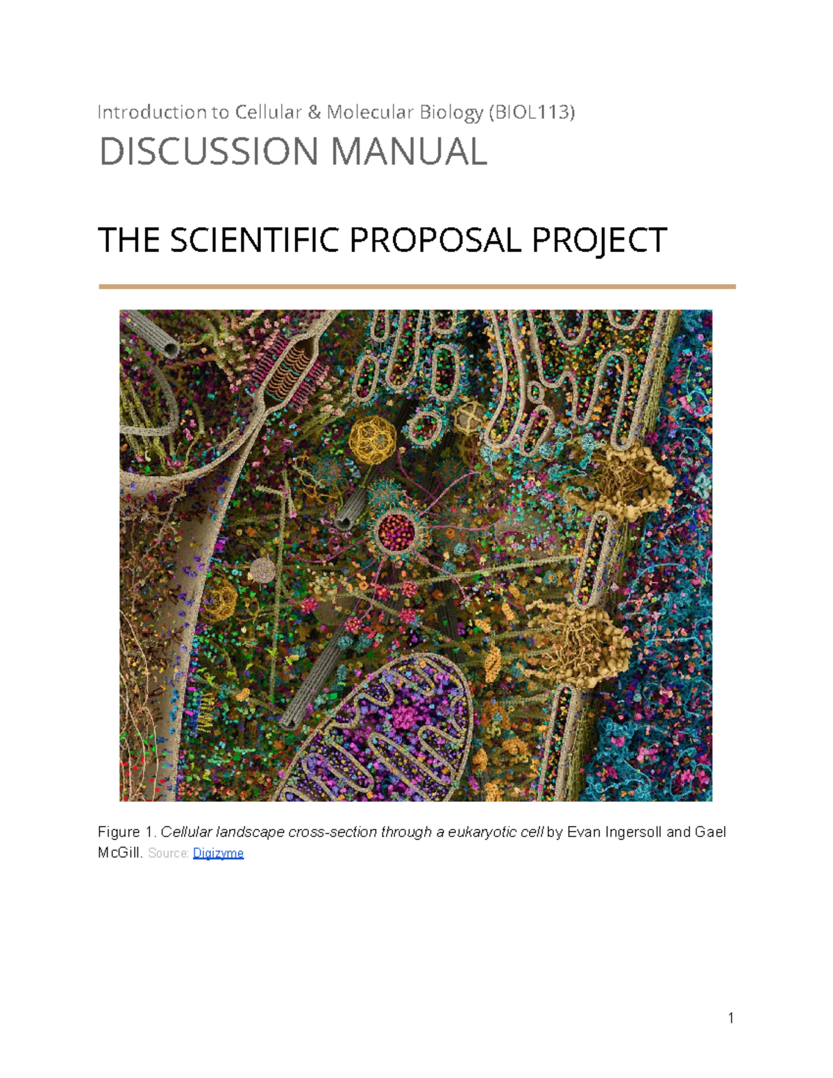 BIOL113 Discussion Manual - Fall 2022 - Introduction to Cellular ...