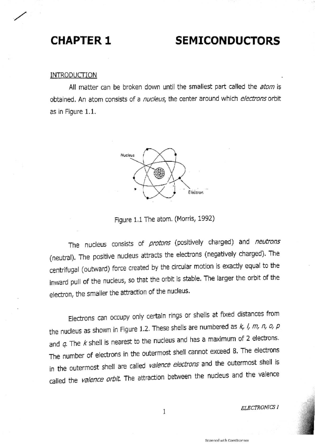 Chapter 1 Semiconductor - Basic Electronics - Studocu