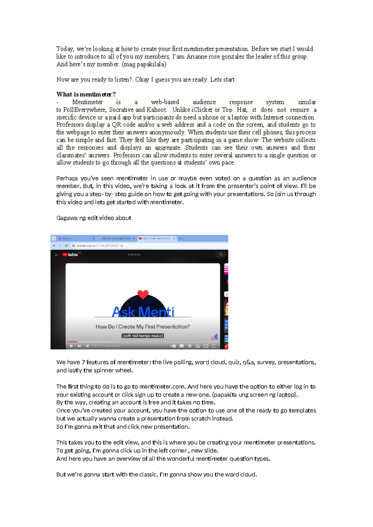 Mentimeter - GOODLUCK - Today, we’re looking at how to create your ...