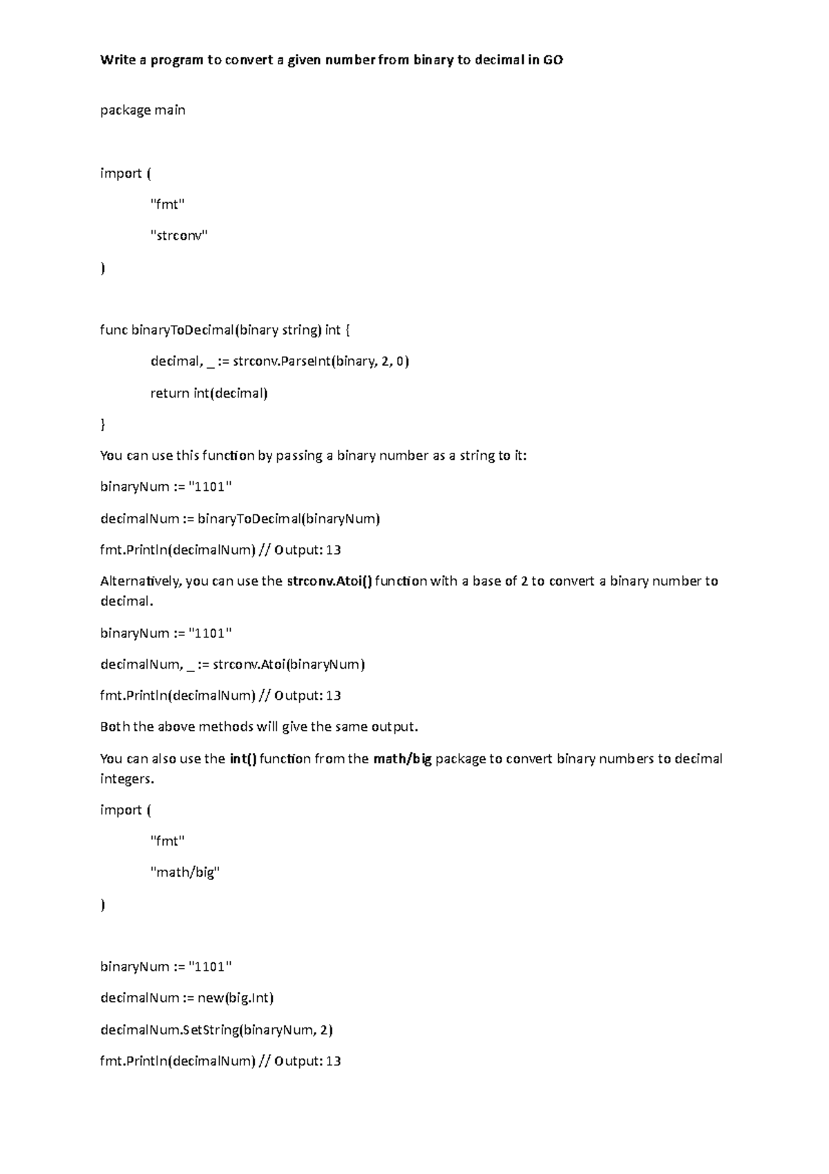go-decimal-write-a-program-to-convert-a-given-number-from-binary-to