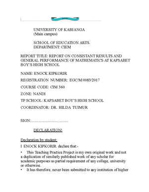 FORM TWO Marking Scheme - CHEPSEON COMPLEX HIGH SCHOOL FORM TWO SERIES ...