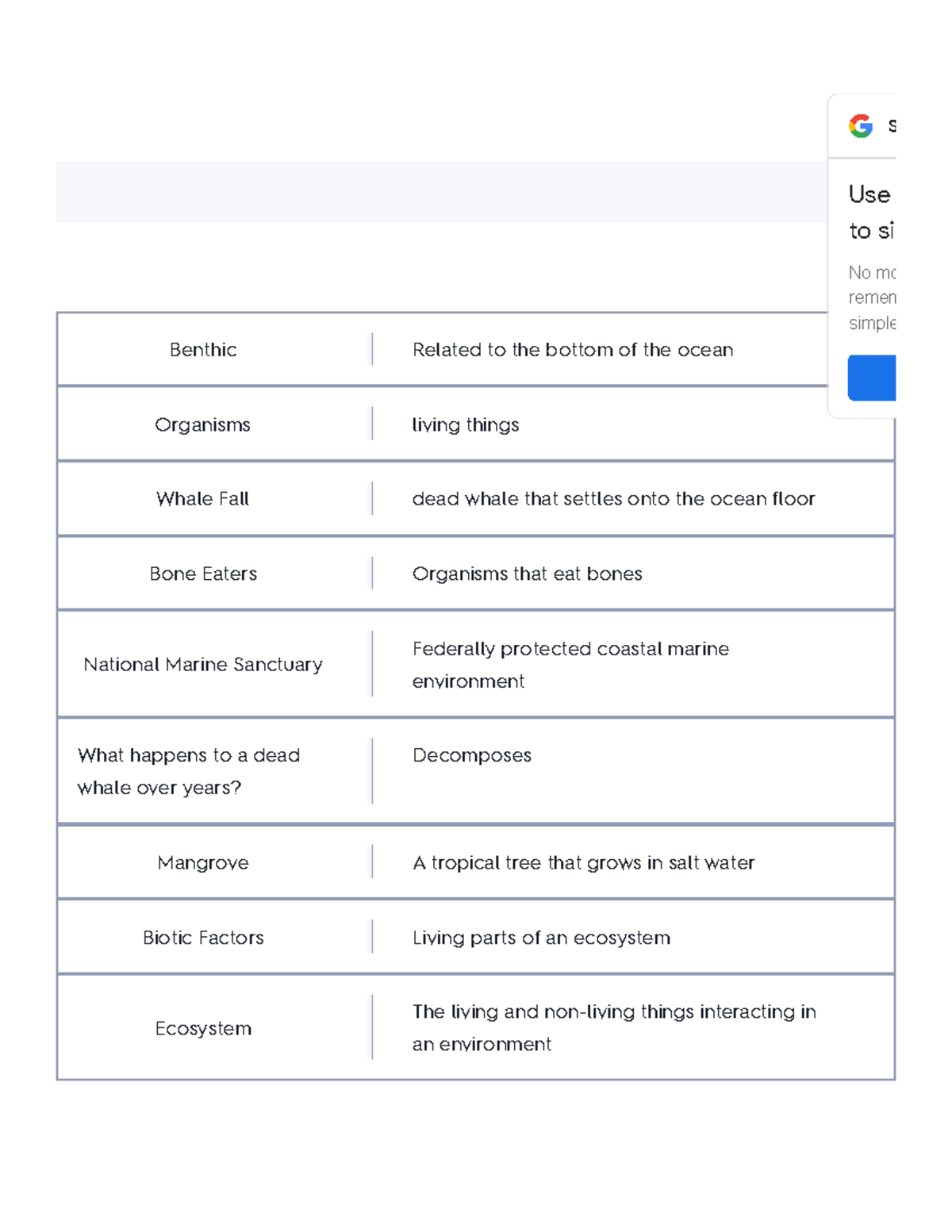 Lesson 1 Marine Science Flashcards Quizlet Benthic Related to the