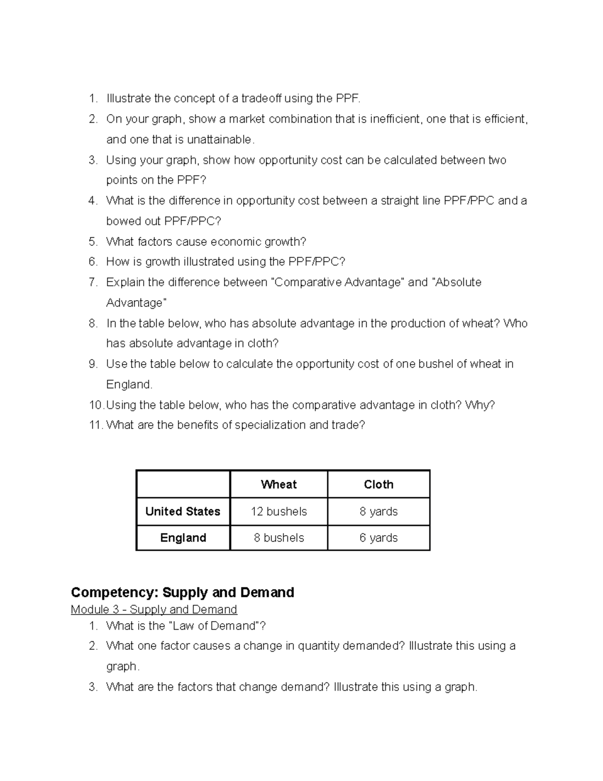 C718 Study Guide - other - Illustrate the concept of a tradeoff using ...