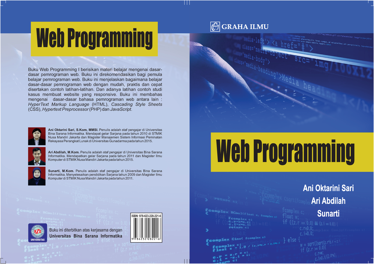 Cover Dan Isi Lengkap Web Pro - Buku Web Programming I Berisikan Materi ...