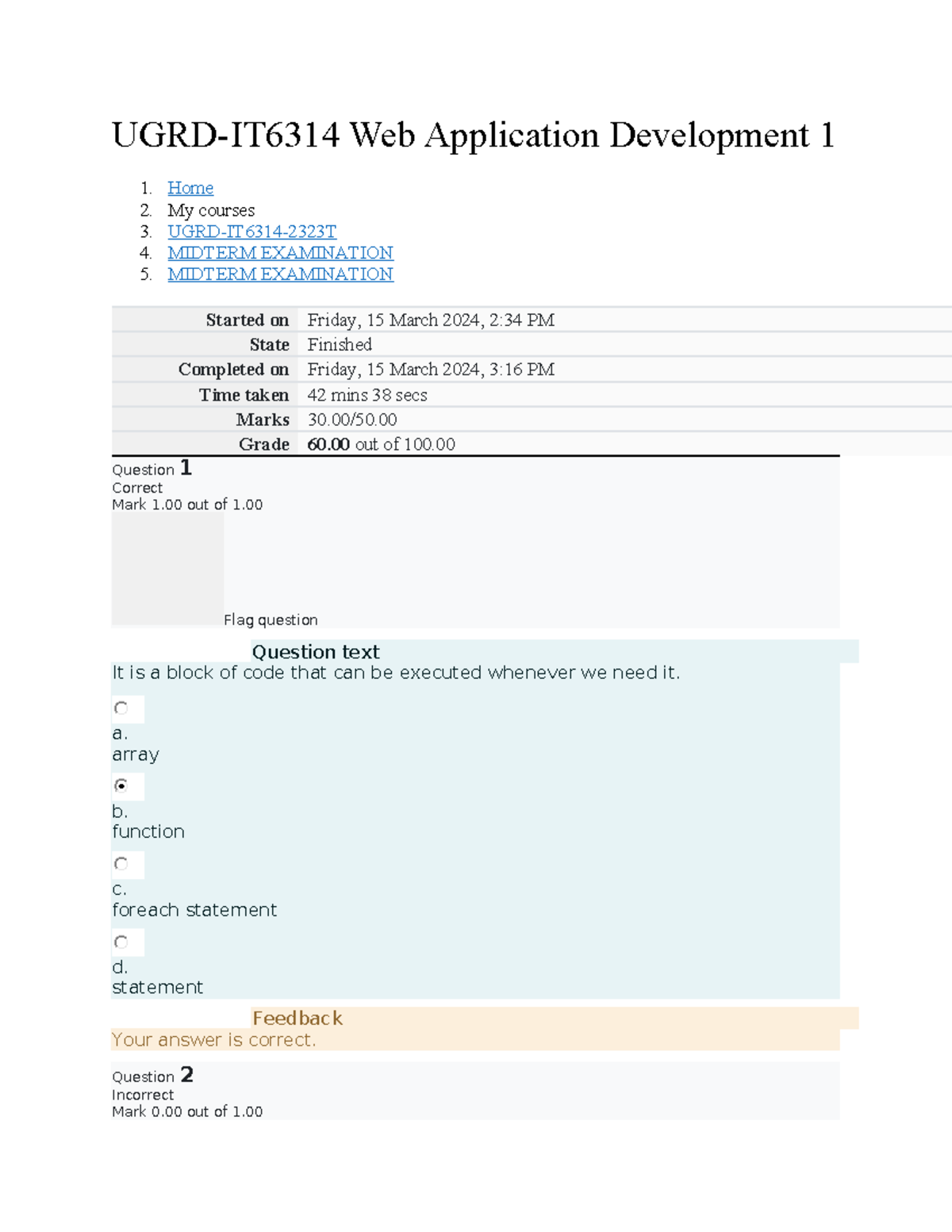 UGRD-IT6314 Web Application Development 1 midterm lecture - UGRD-IT6314 ...