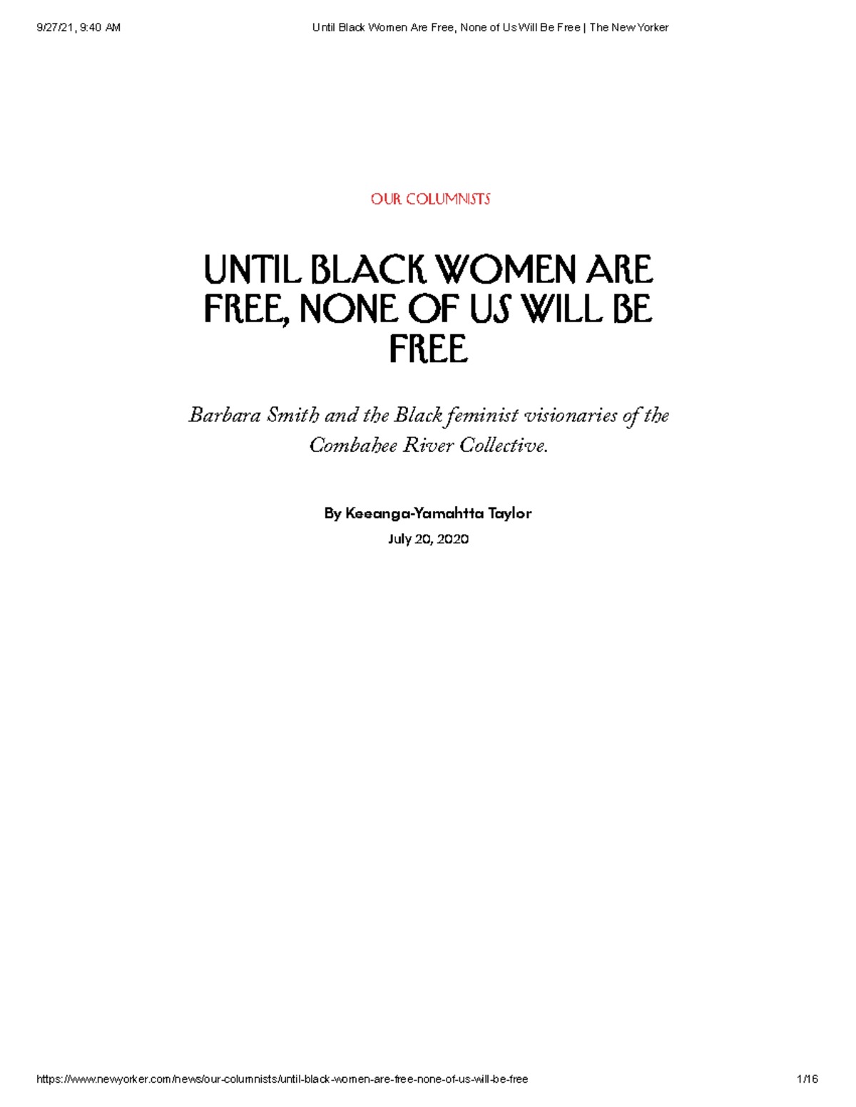 Until-Black-Women-Are-Free-None-of-Us-Will-Be-Free-The-New-Yorker - Our ...