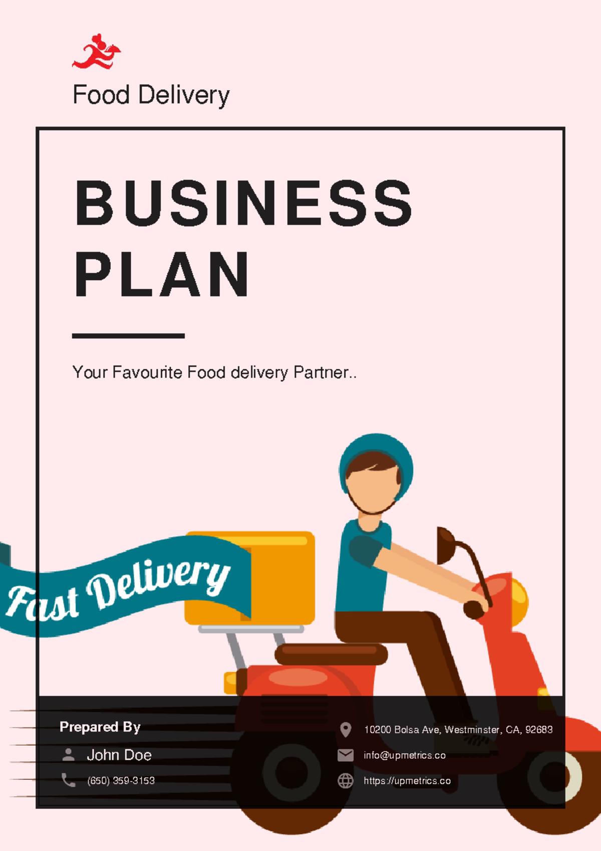 Food delivery business plan example - Food Delivery BUSINESS PLAN Your ...