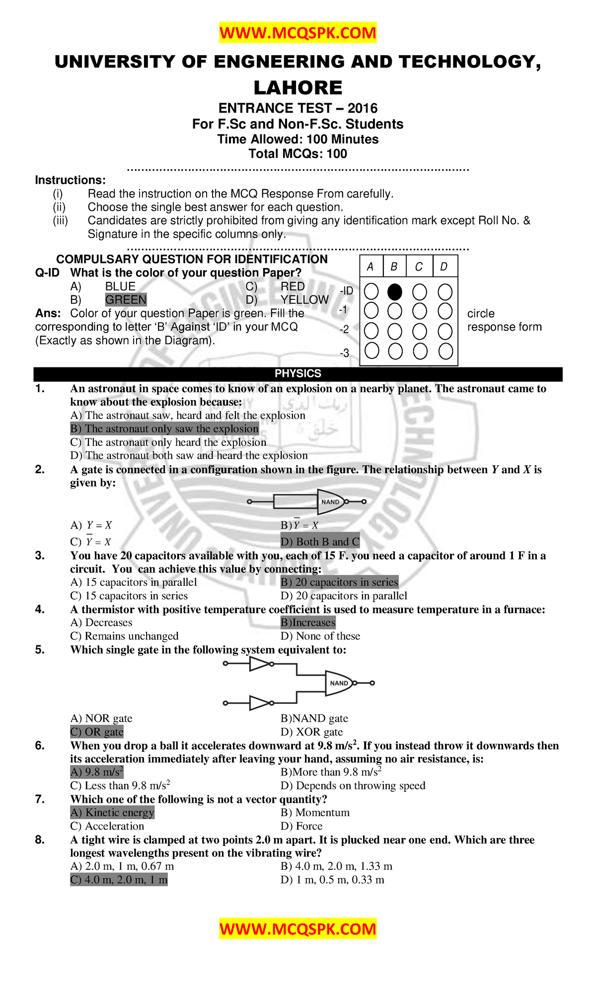 ecat-past-paper-2016-good-university-of-engneering-and-technology