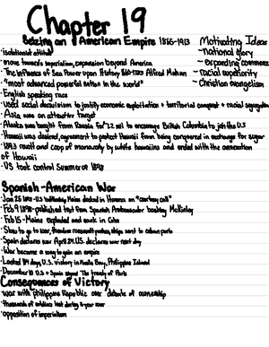 Study guide content exam#1 - 1 HIST 152 – US History Since 1877 ...