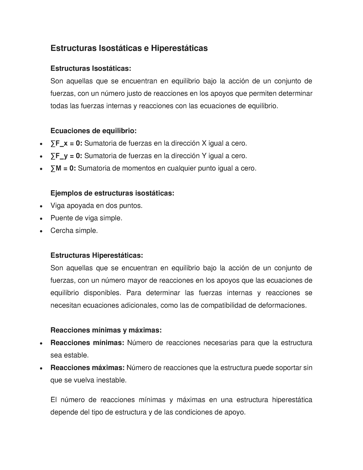 Estructuras Isostáticas E Hiperestáticas - Estructuras Isostáticas E ...