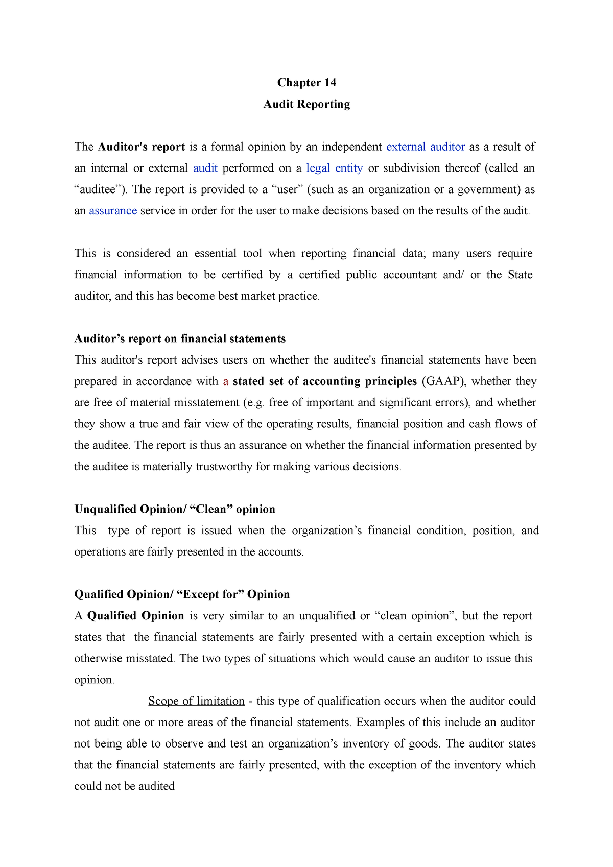 chapter-14-chapter-14-audit-reporting-the-auditor-s-report-is