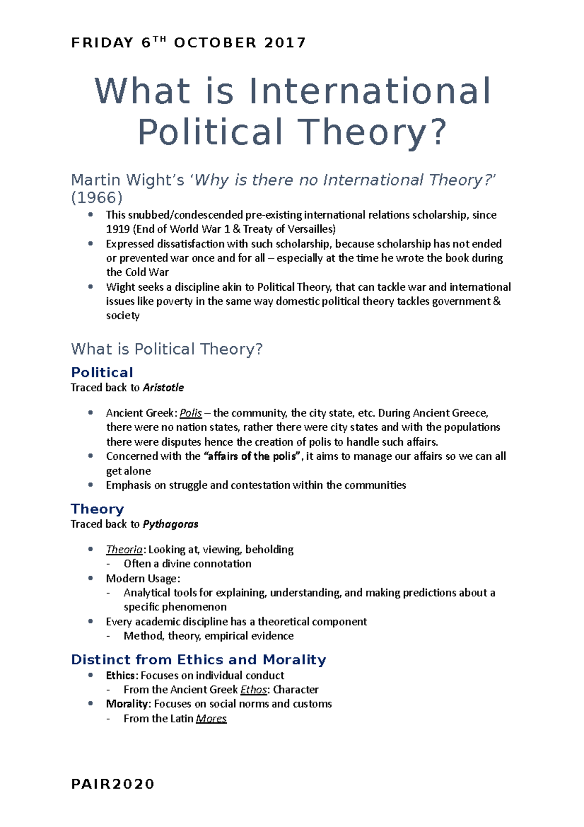 what-is-international-political-theory-friday-6t-h-october-2017-what