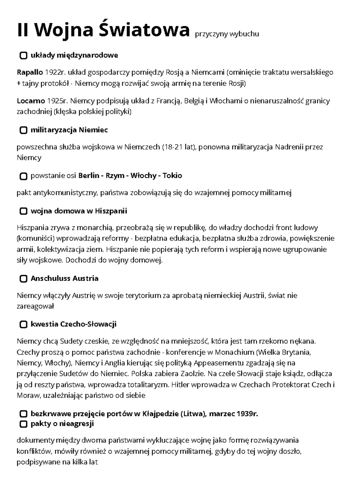 II Wojny Światowa - układ gospodarczy pomiędzy Rosją a Niemcami
