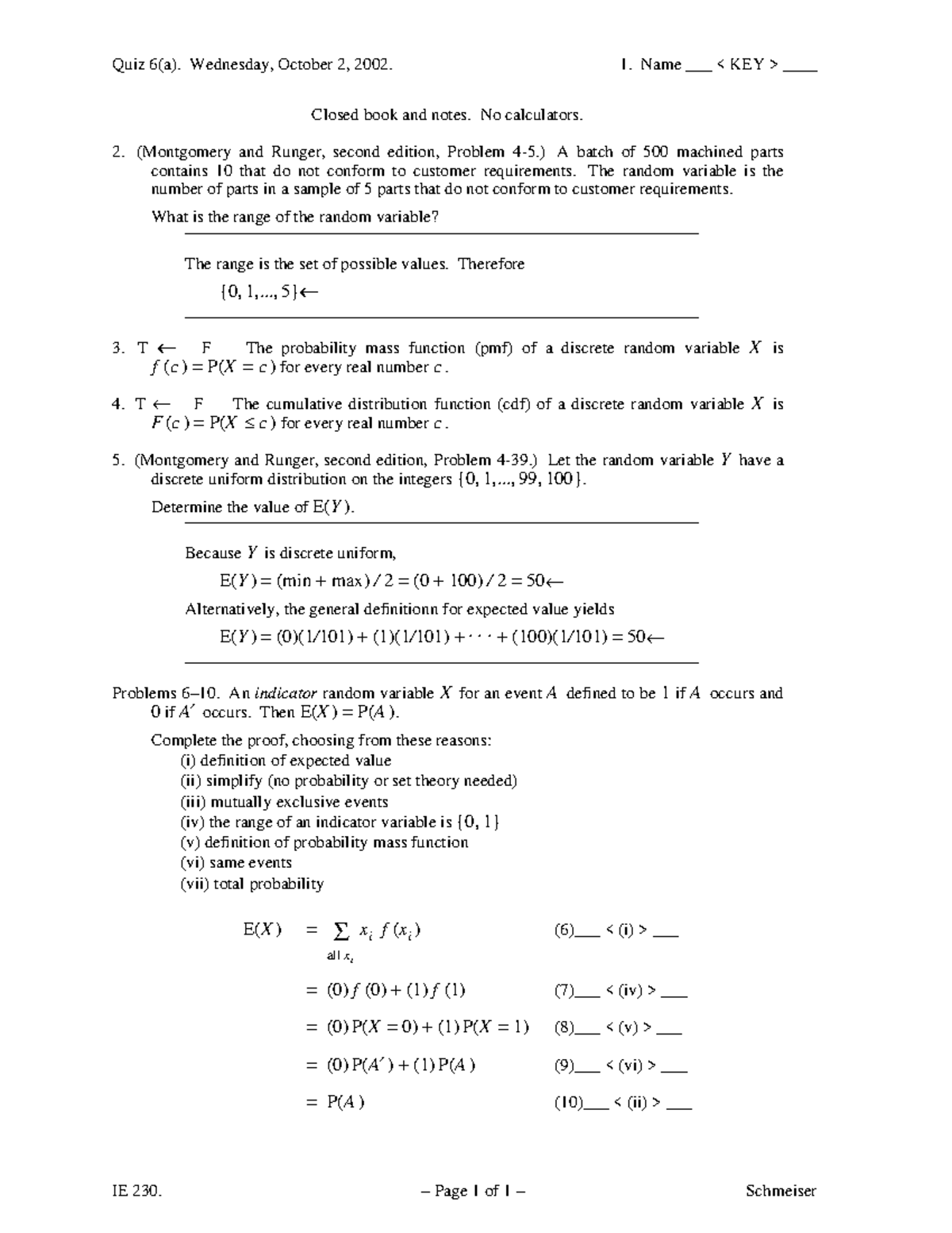 Solution For Statistics Probability - Civil Engeneering - PangSU - Studocu