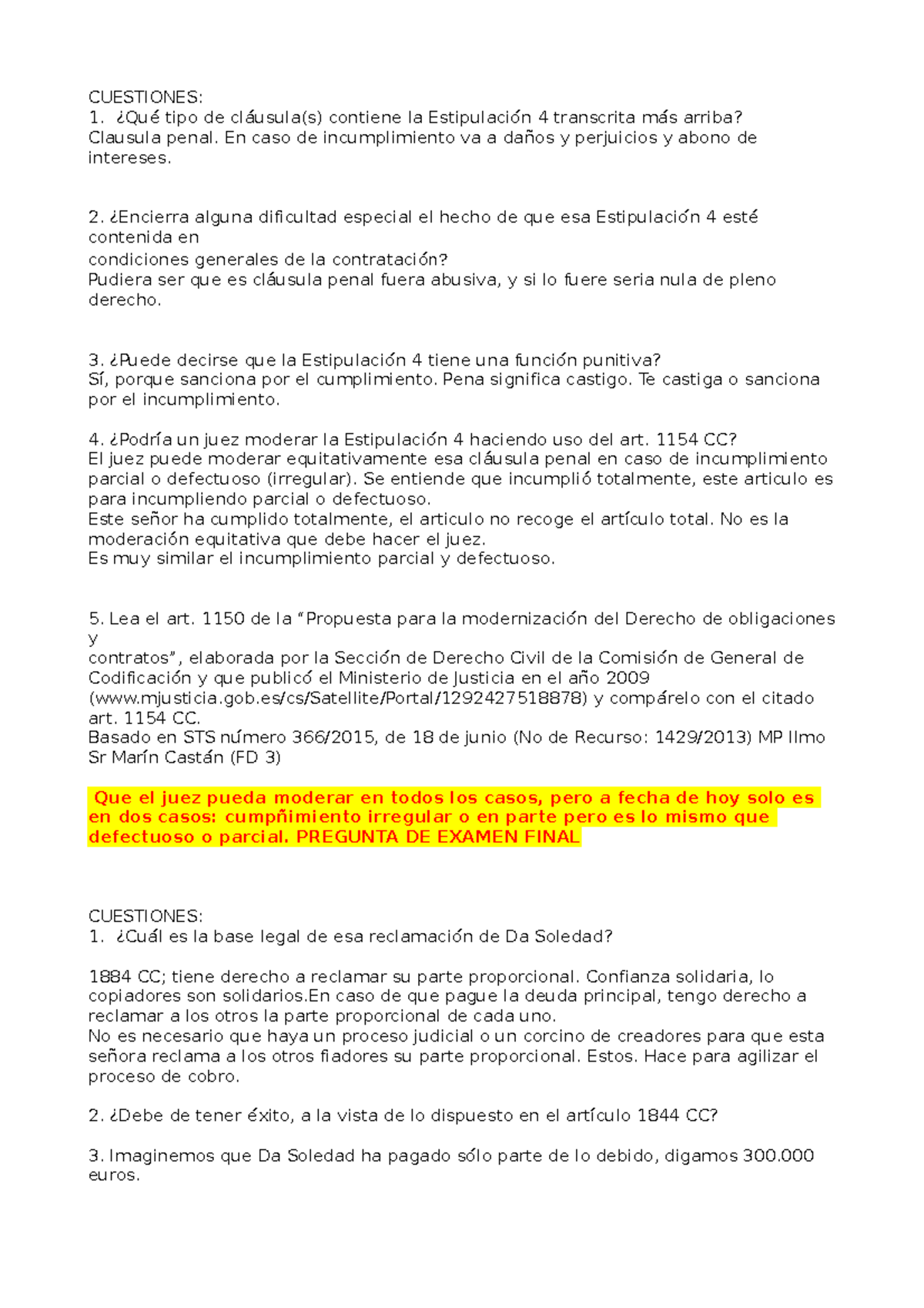 Prática 5 - Práctica 5 Obligaciones - CUESTIONES: ¿Qué Tipo De Clá ...