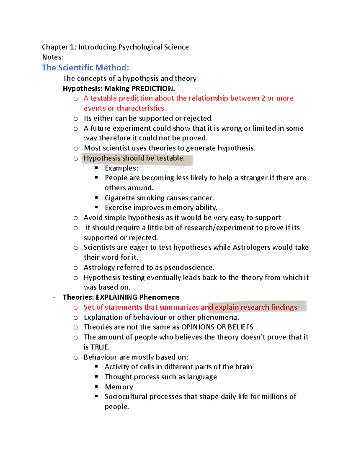 Chapter 1 Introducing Psychological Science - Warning: TT: undefined ...
