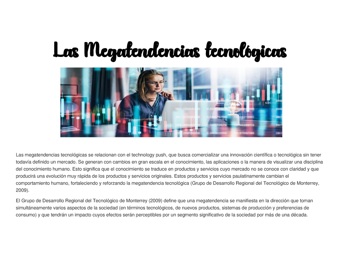 Tema 1 -1.1.2 Las Megatendencias Tecnológicas - Las Megatendencias ...