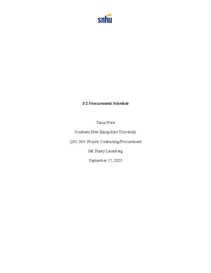 QSO355 milestone 2 TN - n/a - 4-1 Final Project Milestone Two: Risk and ...