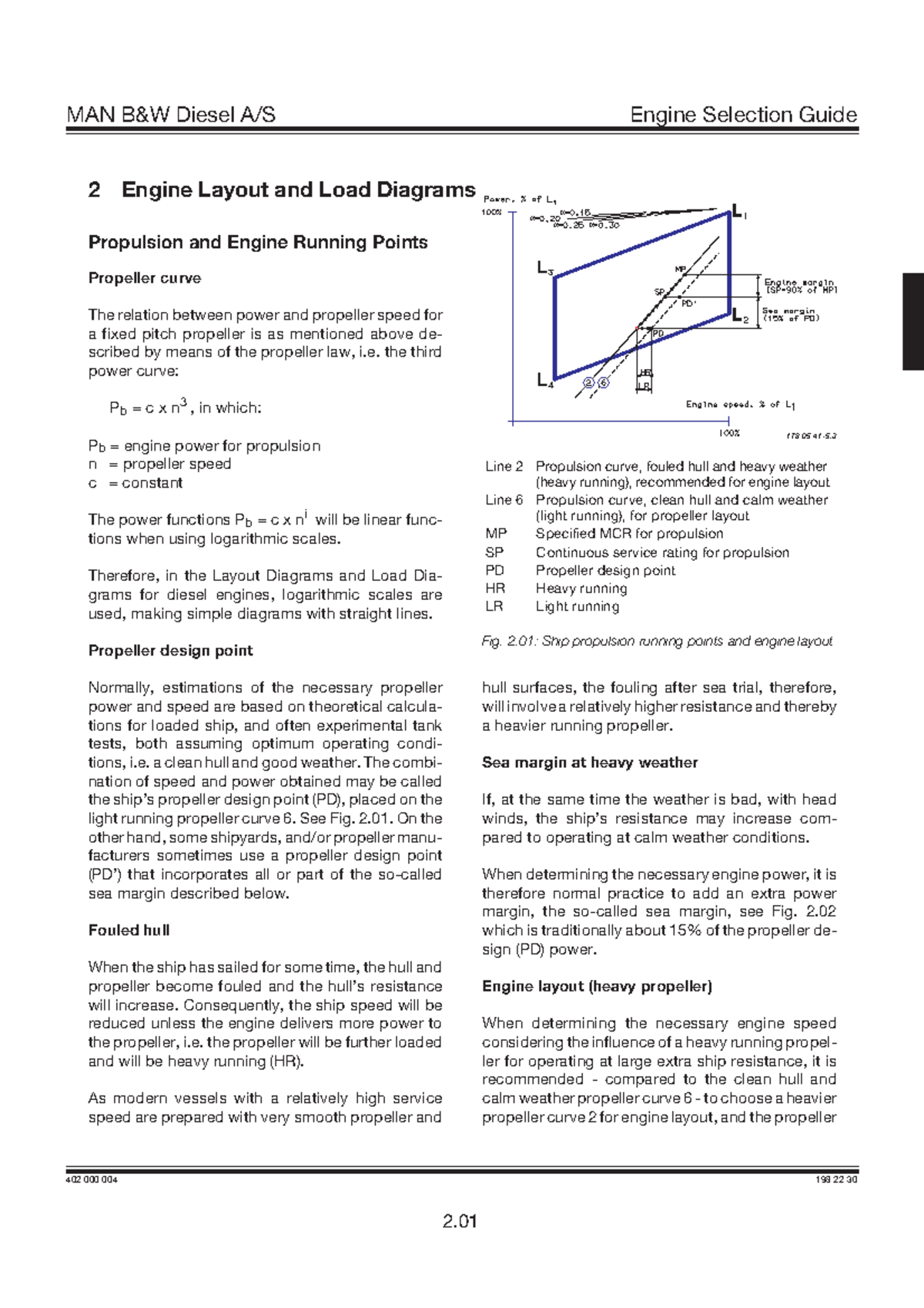 Ships Propeller curve - 2 Engine Layout and Load Diagrams Propulsion ...