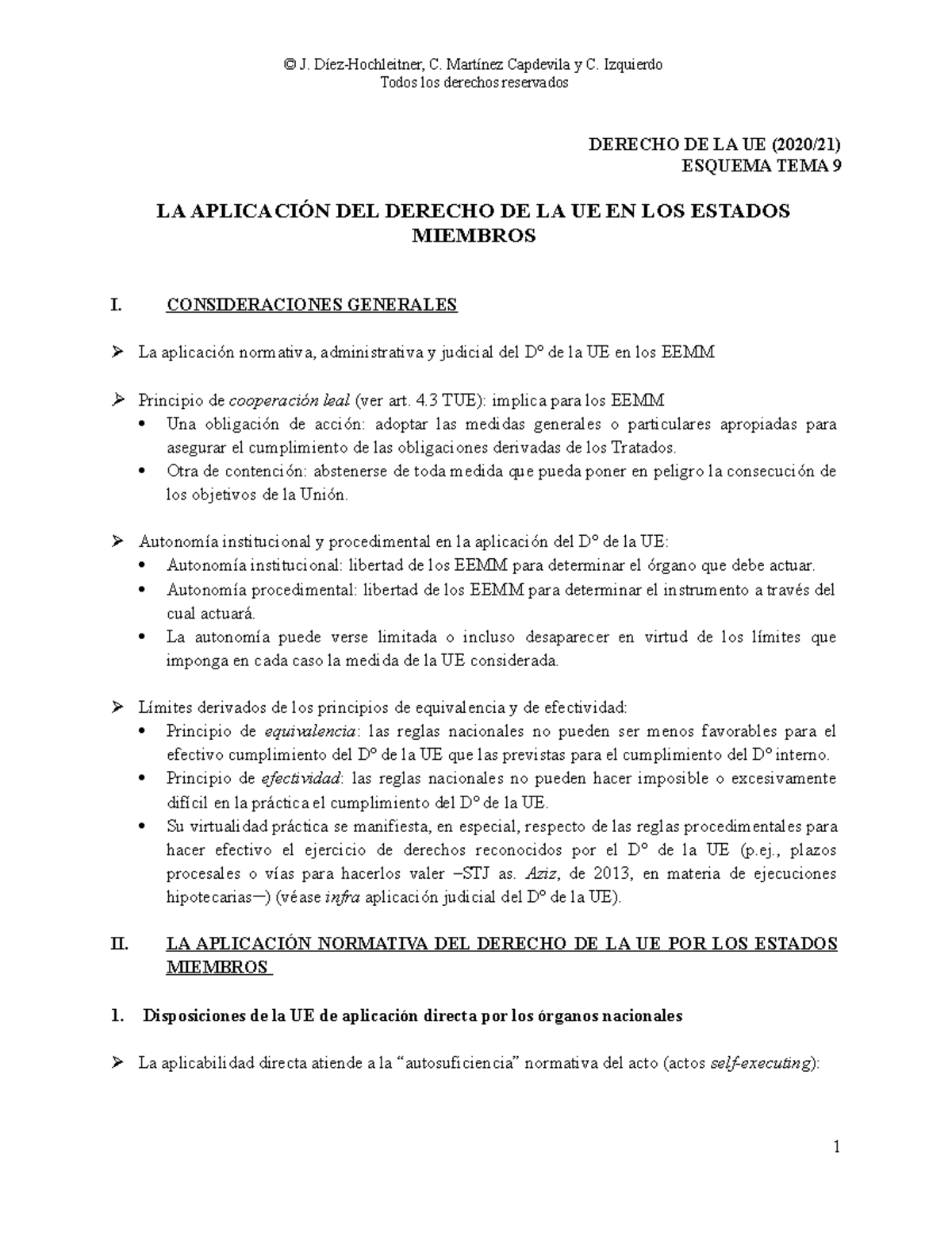 DUE TEMA 9 (2020-21) - Apuntes 9 - Todos Los Derechos Reservados ...