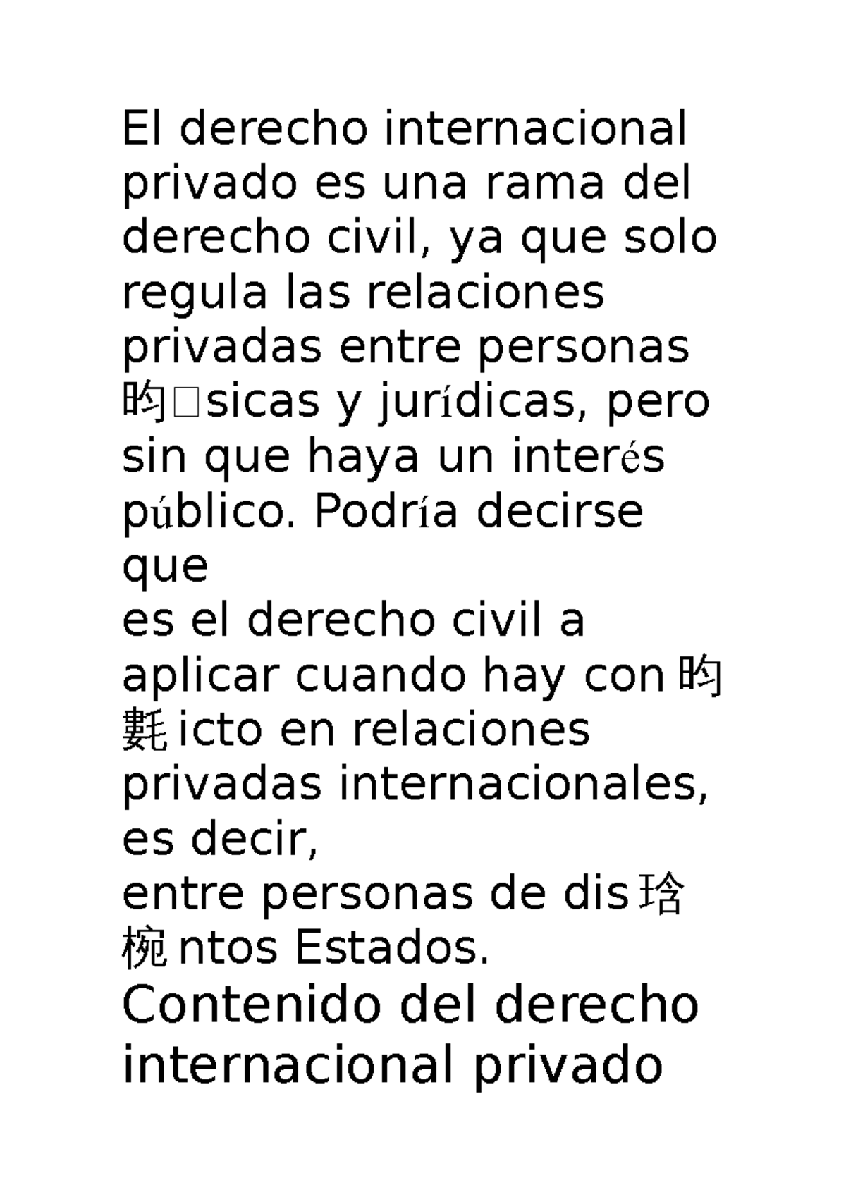 El Derecho Internacional Privado Es Una Rama Del Derecho Civil - Podría ...