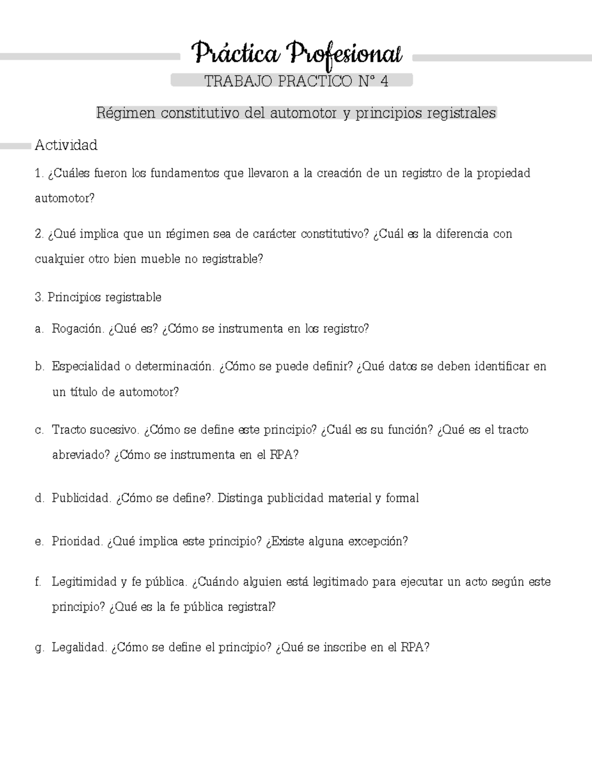 Práctica Profesional (tp4) - Práctica Profesional Actividad ¿Cuáles ...