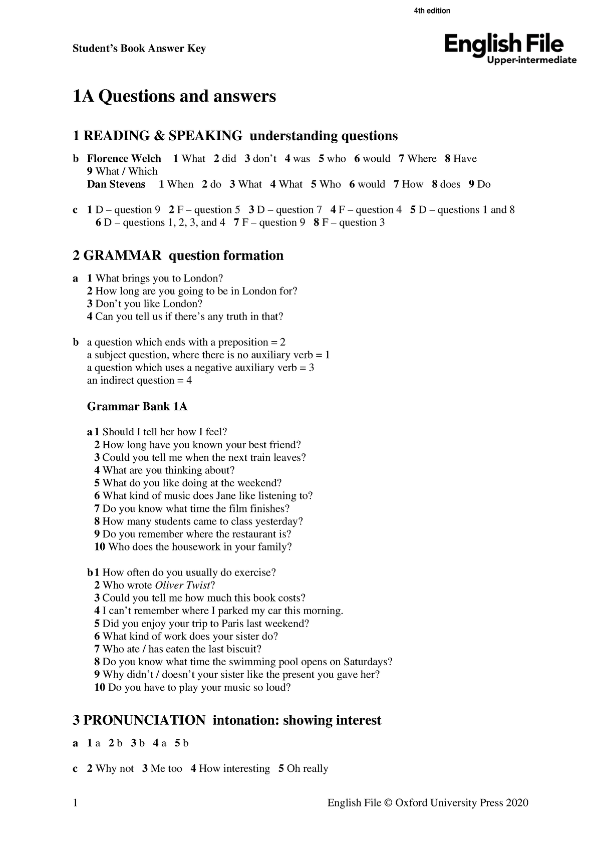 english-file-4e-upper-intermediate-sb-answer-key-student-s-book