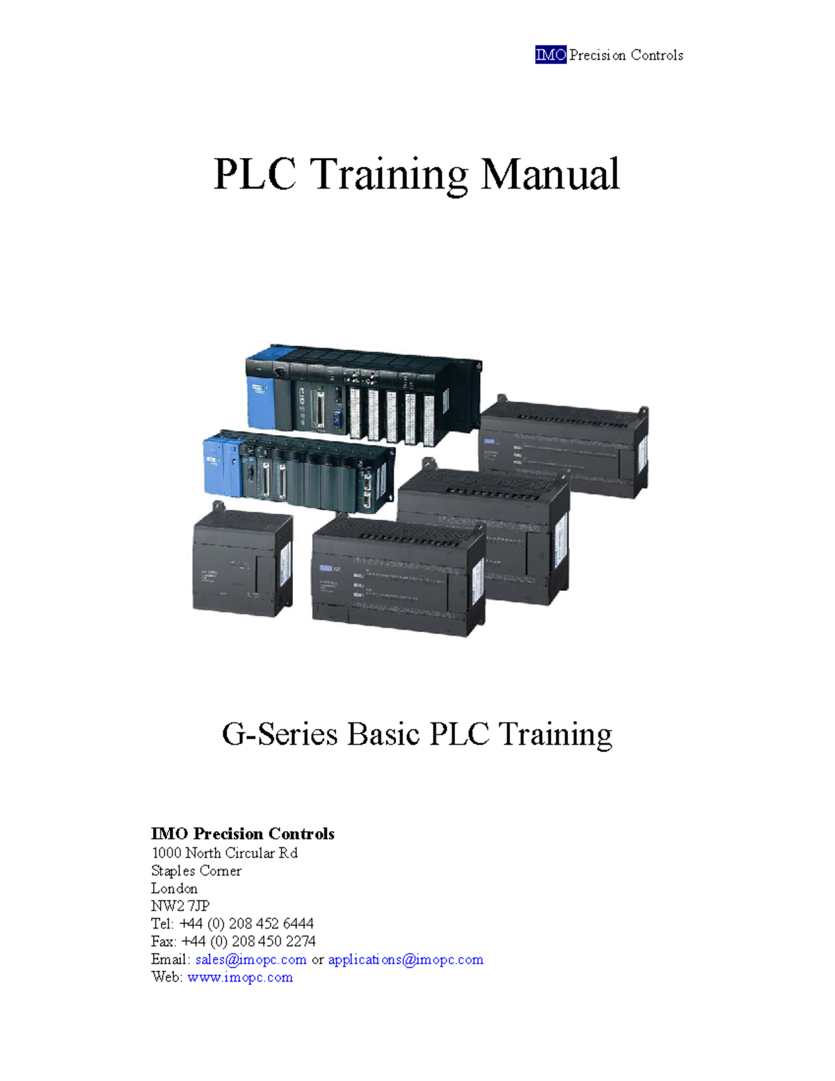 Plc training manual - MIX - PLC Training Manual G-Series Basic PLC ...