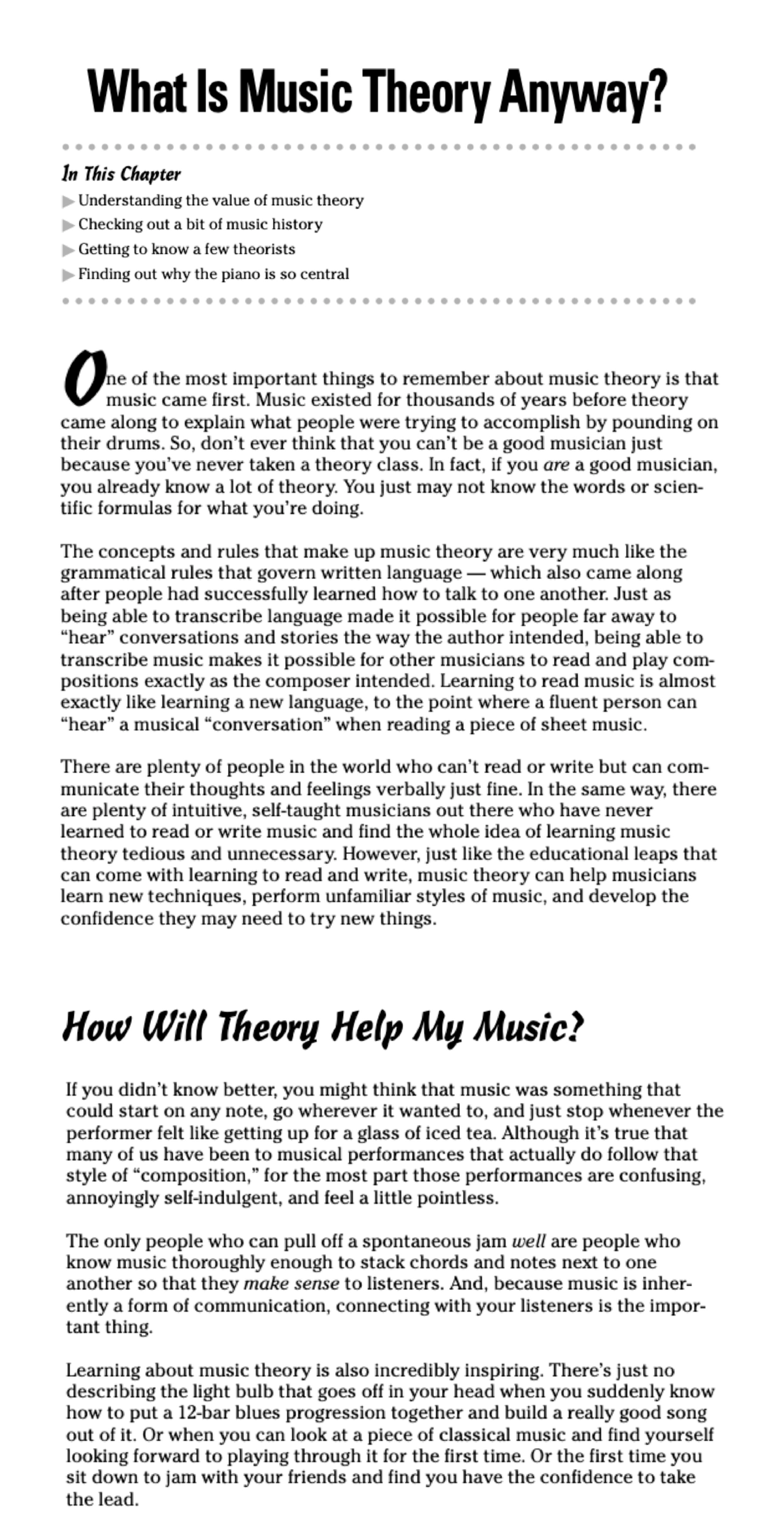 Lesson 1 What Is Music Theory - coming up with terminology doesn’t just