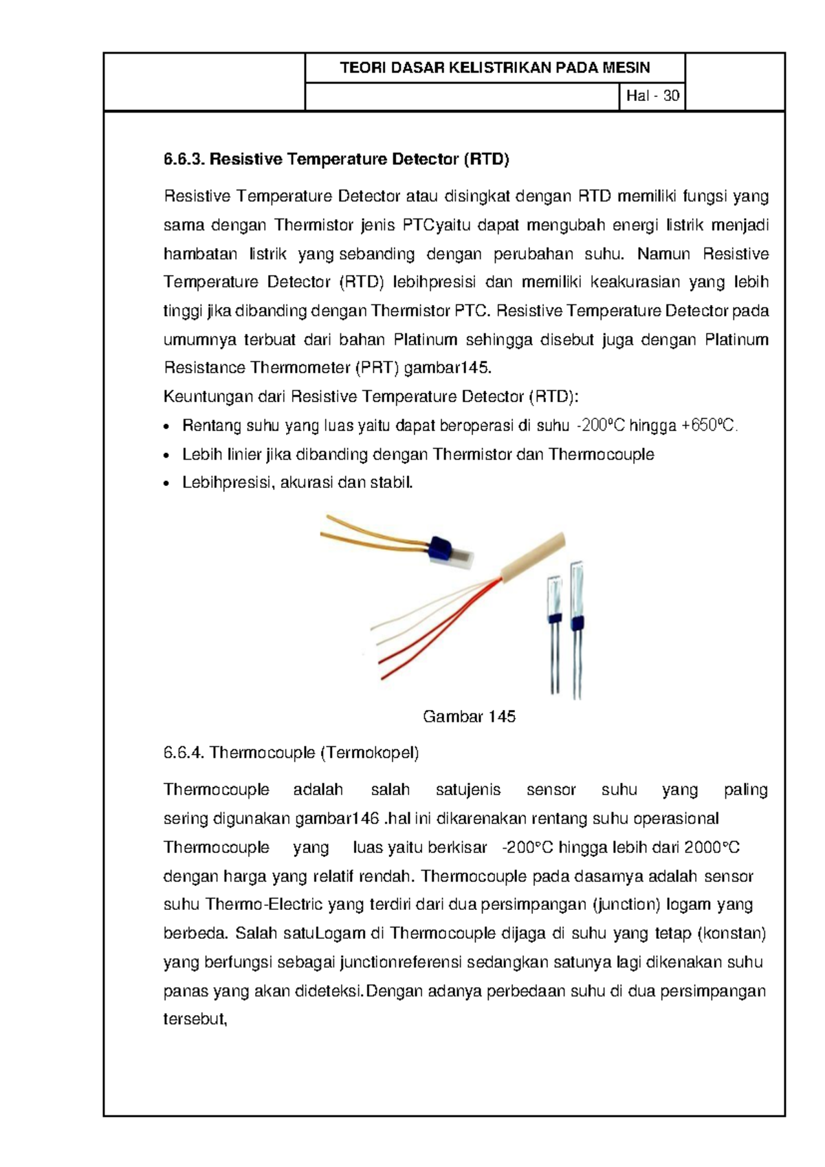 Materi Listrik 10 Resistive Temperature Detector Hal 30 6.6
